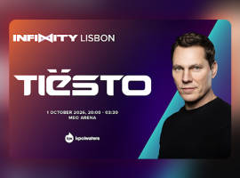 Tiësto en tête d'affiche d'INFINITY Lisbon au SBC Summit 2026