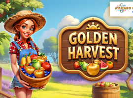 Atomic Slot Lab vous offre de généreux gains avec Golden Harvest, une machine à sous sur le thème de la ferme