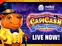 Capi Cash Jackpot Fortunes™ est lancé, apportant l’attrait du capybara aux casinos en ligne du monde entier
