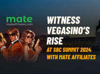 Soyez témoin de l'ascension de Vegasino au SBC Summit 2024 avec Mate Affiliates