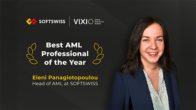 Eleni Panagiotopoulou de SOFTSWISS est nommée meilleure professionnelle de la lutte contre le blanchiment d'argent 2025