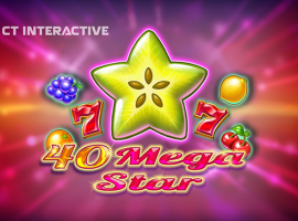 40 Mega Star : Nouvelle machine à sous de CT Interactive