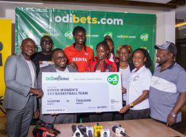 Odibets sponsorise l'équipe féminine de basket-ball 3X3 du Kenya avec 5 millions de Ksh