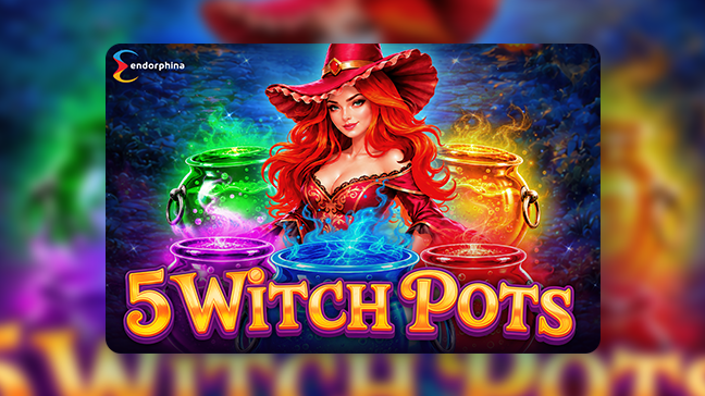 Endorphina lance 5 Witch Pots : magie d’Halloween, Hold & Win, Free Games