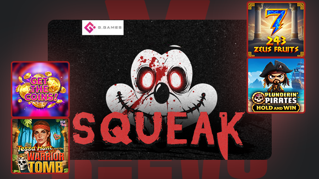 REEVO monte le son avec Squeak de G Games, une machine à sous terrifiante et palpitante