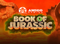 Découvrez de gros gains avec la machine à sous Book of Jurassic d'Amigo Gaming