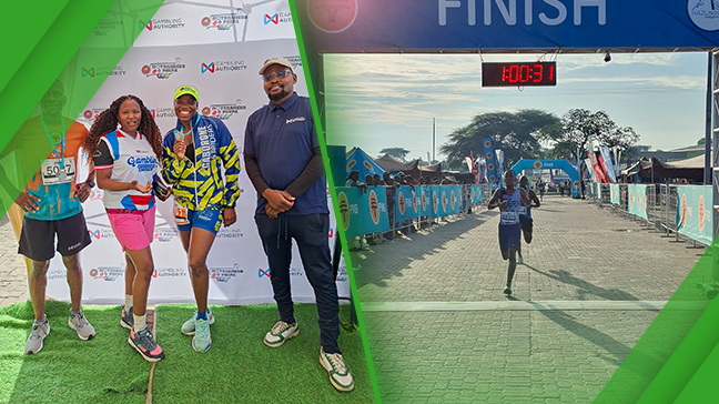 L’Autorité des jeux du Botswana déploie une action de jeu responsable lors du FNB Kazungula Bridge Marathon