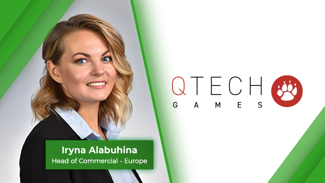 QTech Games recrute Iryna Alabuhina au poste de Directrice Commerciale Europe