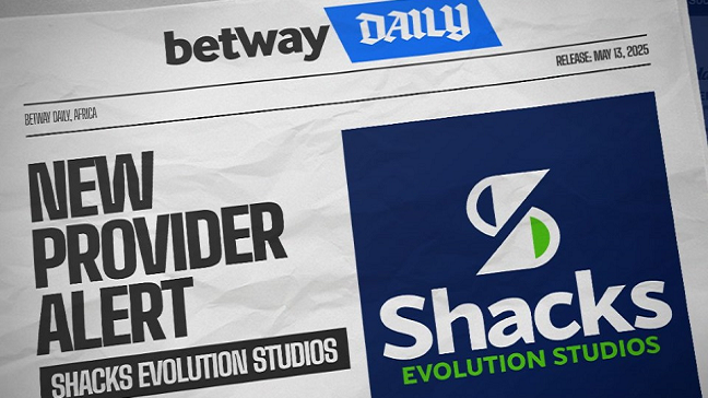 Désormais disponible sur Betway ! Shacks Evolution Studios est officiellement devenu mondial.