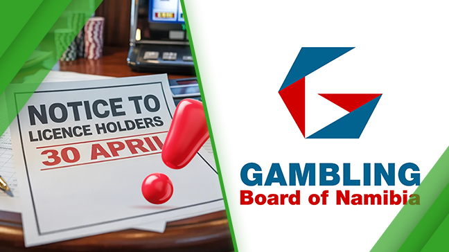 Namibie : le Gambling Board exige le règlement des arriérés de redevances et de frais avant le 30 avril
