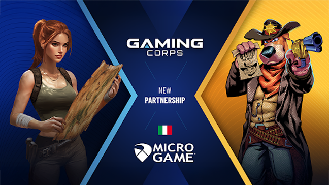 Gaming Corps signe un accord de plateforme majeur avec Microgame