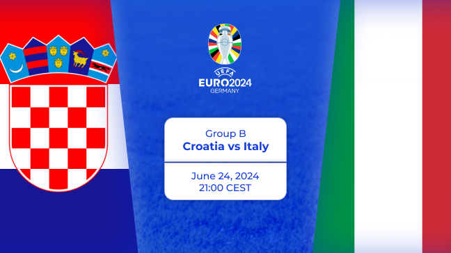 Croatie vs Italie à l'EURO 2024 : statistiques clés et cotes