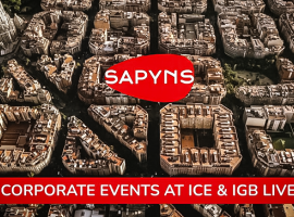 Sapyns organise vos événements d'entreprise à l'occasion d'ICE et d'iGB Live