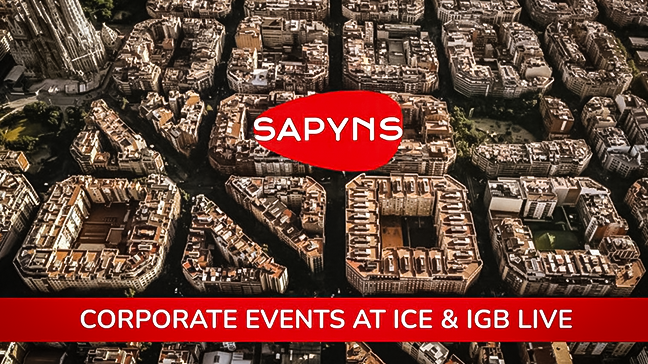 Sapyns organise vos événements d'entreprise à l'occasion d'ICE et d'iGB Live