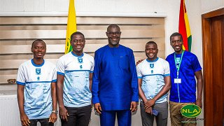 L'Autorité nationale de la loterie soutient le sport au Ghana grâce à un don de la RTU