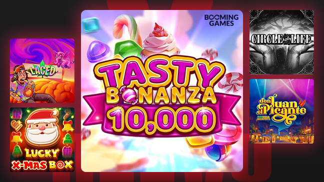 Booming Games présente Tasty Bonanza 10,000 : une douce conclusion à 2025