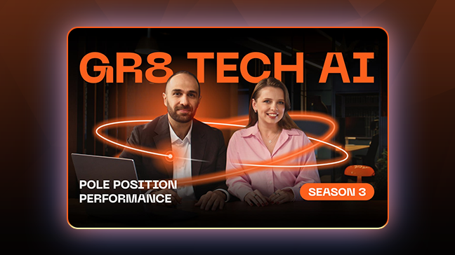 Performance en Pole Position: La Technologie GR8 Montre Comment L'IA Fait De Vous un Champion