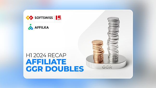 Affilka by SOFTSWISS double ses ventes au premier semestre 2024