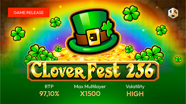 1spin4win célèbre la Saint-Patrick avec Clover Fest 256