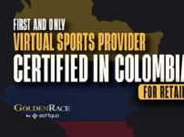 GoldenRace devient le premier et le seul fournisseur de sports virtuels certifié pour la vente au détail en Colombie