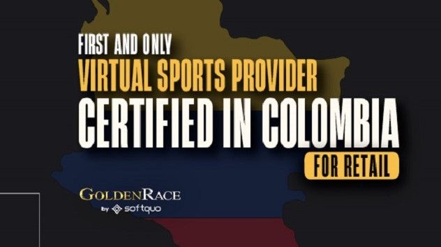 GoldenRace devient le premier et le seul fournisseur de sports virtuels certifié pour la vente au détail en Colombie