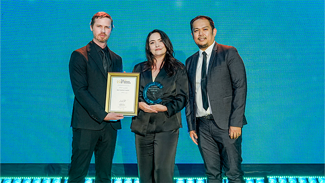 Mariana Manchina, directrice régionale d'EGT Philippines, a été distinguée en tant que « Rising Star » (étoile montante) lors des IAG Academy IR Awards 2026