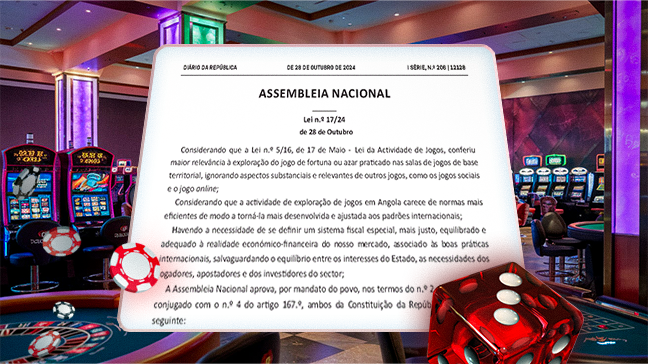 L'Angola approuve une loi révisée sur les jeux de hasard pour stimuler la croissance économique