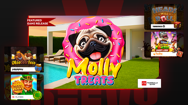REEVO Élargit son portefeuille avec cinq Nouveaux Jeux , Pleins feux sur Molly Treats de Formula Spins