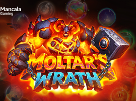 Mancala Gaming lance Moltar’s Wrath : une machine à sous volcanique avec cascades, barre de progression