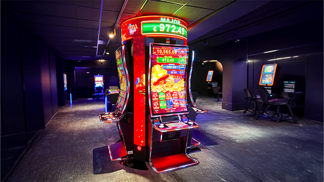 La machine à sous S 55 S ST d'EGT fait une entrée remarquée au Casino Evian en France