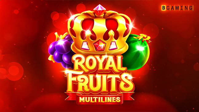 BGaming dévoile Royal Fruits Multilines : une machine à sous sur le thème des fruits avec des touches modernes