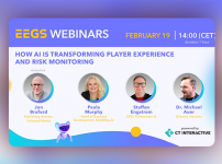 CT Interactive sponsorise le webinaire EEGS « Comment l'IA transforme l'expérience joueur et la gestion des risques »