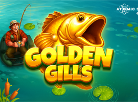 Golden Gills : Attrapez le gros poisson.  Nouvelle machine à sous sur le thème de la pêche signée Atomic Slot Lab