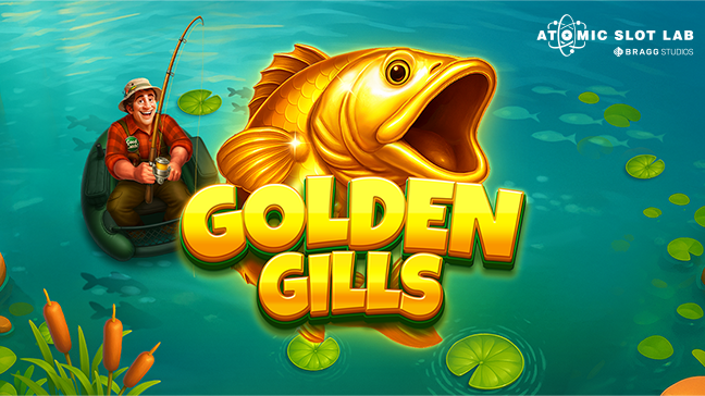 Golden Gills : Attrapez le gros poisson.  Nouvelle machine à sous sur le thème de la pêche signée Atomic Slot Lab