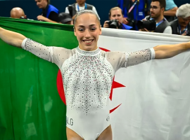 L'Algérie célèbre Kaylia Nemour, première gymnaste africaine à remporter l'or olympique