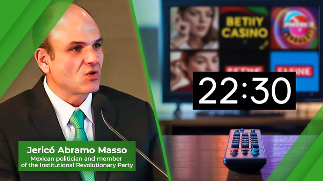 Mexique : un député propose de limiter les publicités de paris et de casinos avant 22 h 30 à la télévision
