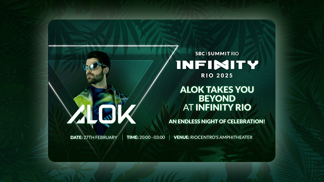 Le SBC Summit Rio se termine en beauté avec DJ Megastar Alok en tête d'affiche de l'INFINITY Rio