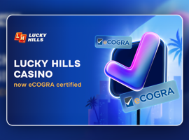 Lucky Hills obtient la prestigieuse certification eCOGRA