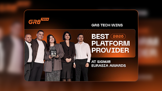 GR8 Tech élue Meilleure Plateforme 2026 aux SiGMA Eurasia Awards