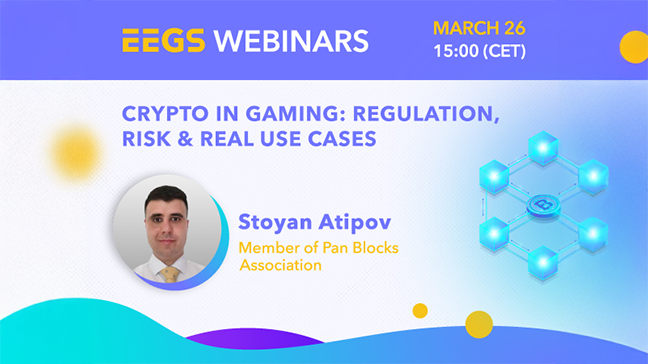 EEGS annonce le deuxième webinaire de sa série : La crypto-monnaie au cœur des jeux