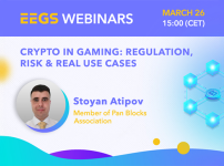 EEGS annonce le deuxième webinaire de sa série : La crypto-monnaie au cœur des jeux