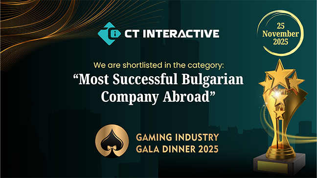 CT Interactive nominée dans la catégorie « Entreprise bulgare la plus performante à l'étranger » aux Golden Spade Awards 2025