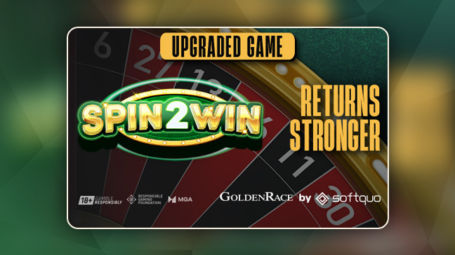 Spin2Win de GoldenRace revient en force