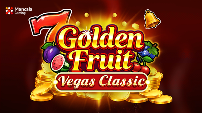 Mancala Gaming lance Golden Fruit Vegas Classic : une machine à sous rétro 5x3 avec Free Spins et Pay Anywhere