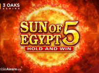 3 Oaks Gaming enflamme les sables avec Sun of Egypt 5: Tenez bon et gagnez