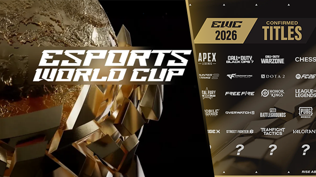 L’Esports World Cup 2026 confirme 20 jeux pour son grand événement mondial