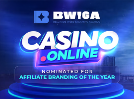Casino.online célèbre sa nomination pour le prix de la « Meilleure image de marque d'affiliation » aux BWiGA ​​2026