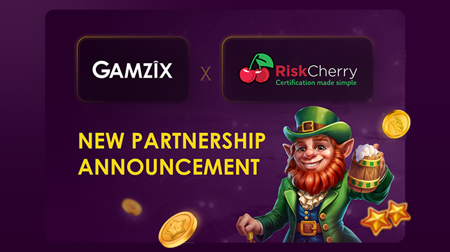 Gamzix Collabore avec RiskCherry pour offrir des Expériences de Jeu Sécurisées et conformes