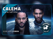 Calema se produira au Legends Charity Game à Lisbonne