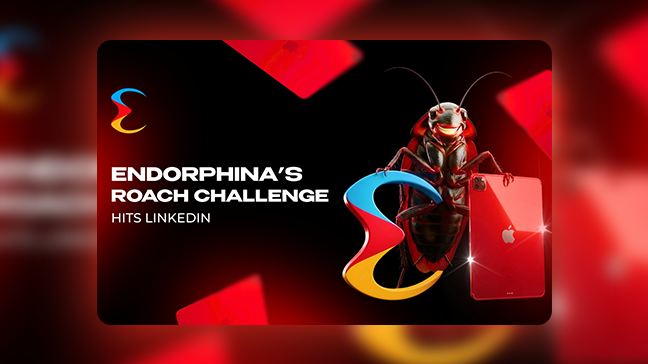 Le Roach Challenge d'Endorphina fait le buzz sur LinkedIn